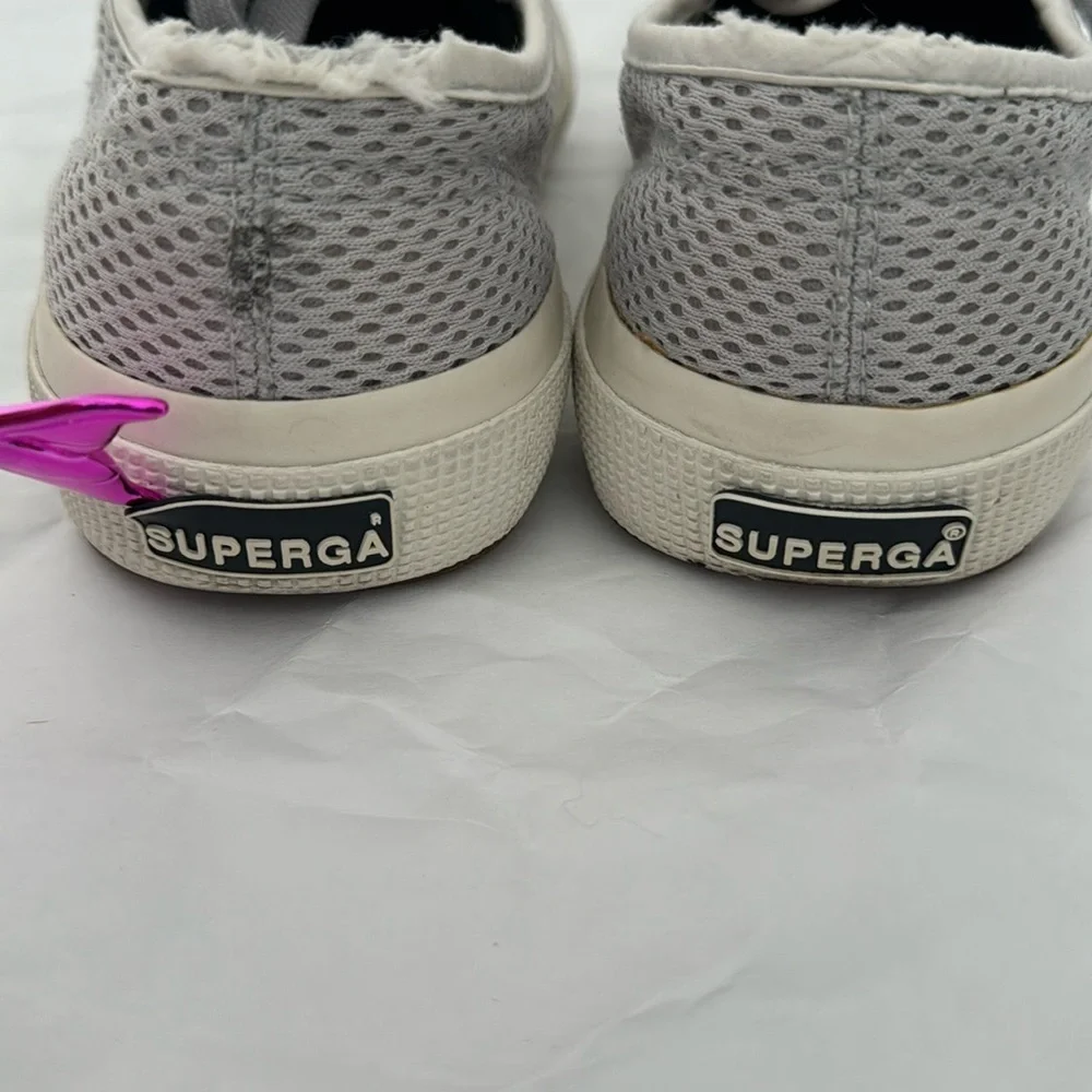 Superga light Gray  Mesh Sneakers
